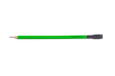 A Blackwing Lab 08.25.22 pencil in lime green and black